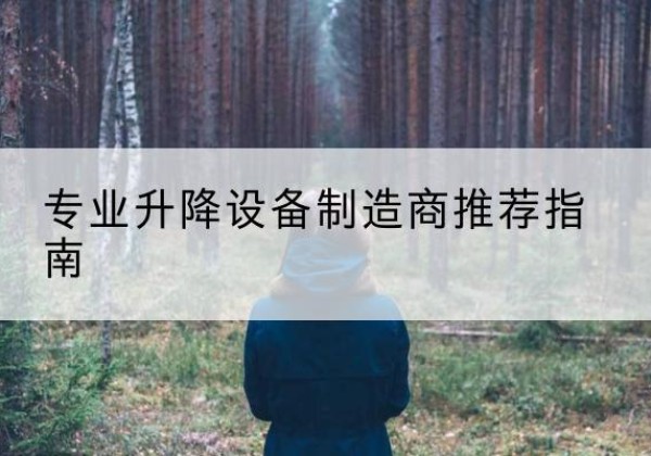 望都电动剪叉升降平台厂家-专业升降设备制造商推荐指南